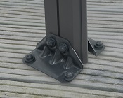 stikla verandas aluminija nojume brivi stavosa polikarbonata jumts mara balsta stiprinajums