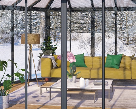 stikla verandas aluminija paviljons marta sienas