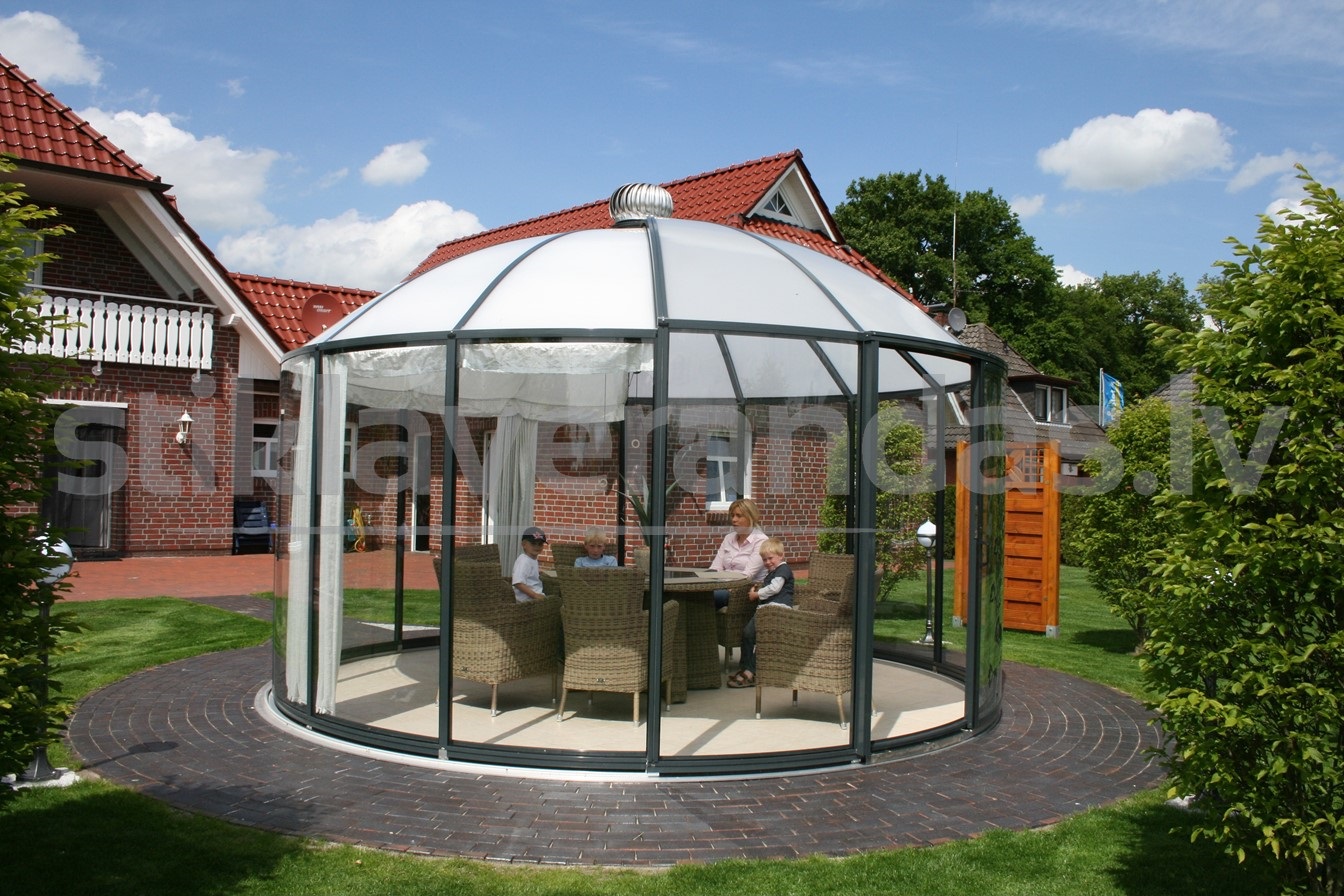 paviljons rondo apals grozams stikla verandas 11