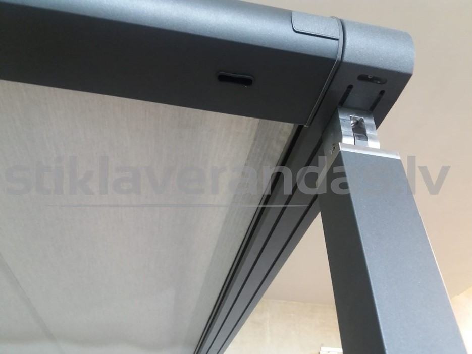 Stikla Veranda Nojume Atbidams Auduma Jumts 4