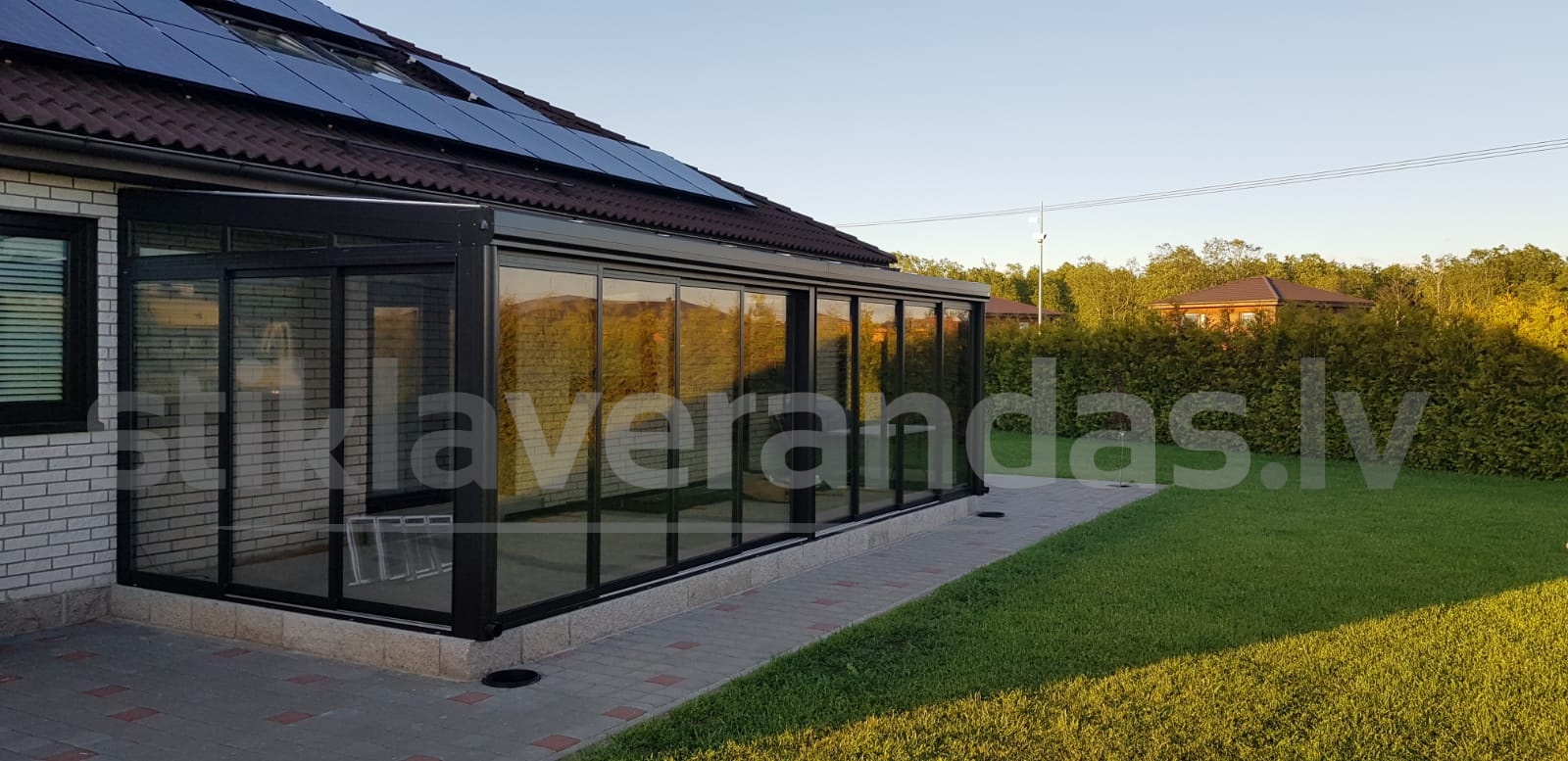 Stikla Verandas Terases Iestiklosana veranda Florenz
