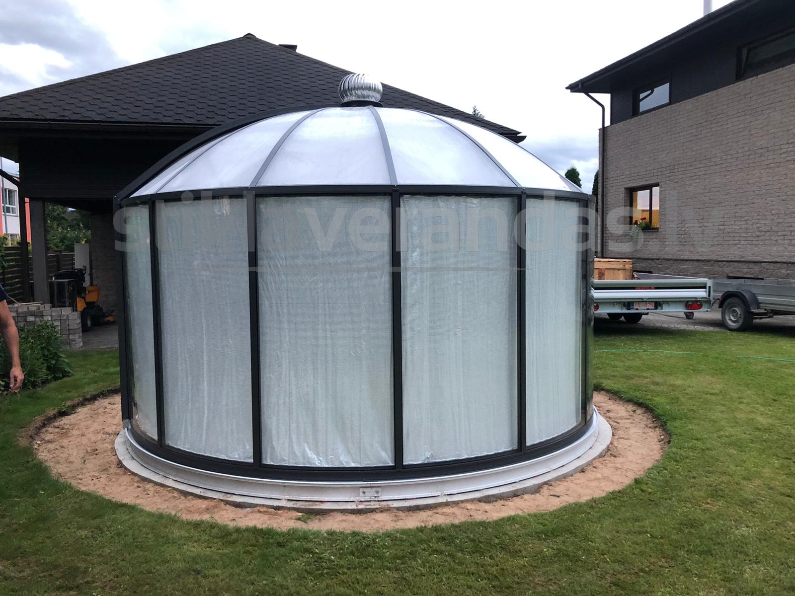 Stikla Verandas Paviljons Rondo 4
