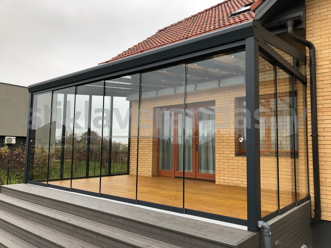 Stikla Verandas Terases Iestiklosana Veranda Top