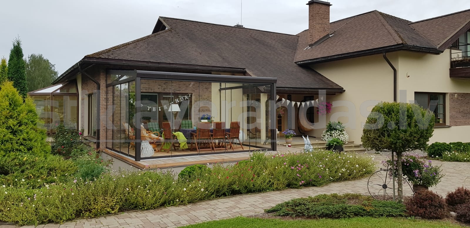 Stikla Verandas Terases Iestiklosana Veranda Top