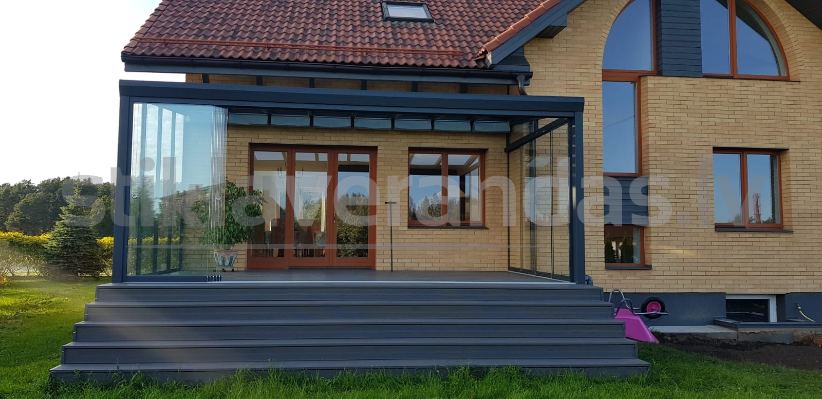 Stikla Verandas Terases Iestiklosana Veranda Top