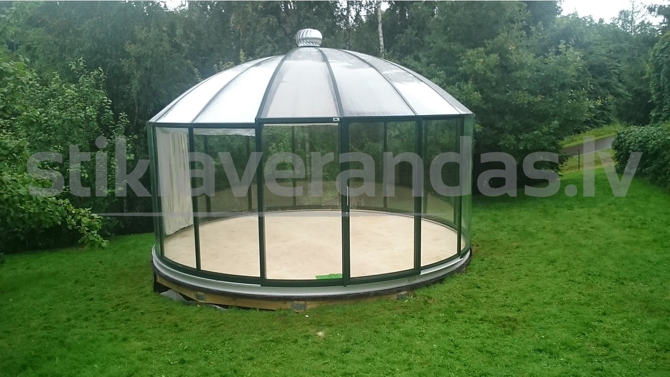 Stikla Verandas Paviljons Rondo 8