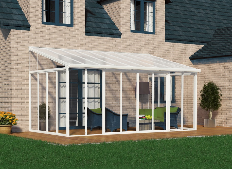 stikla verandas aluminija veranda polikarbonata jumts BA BA ance 3.0x5.4