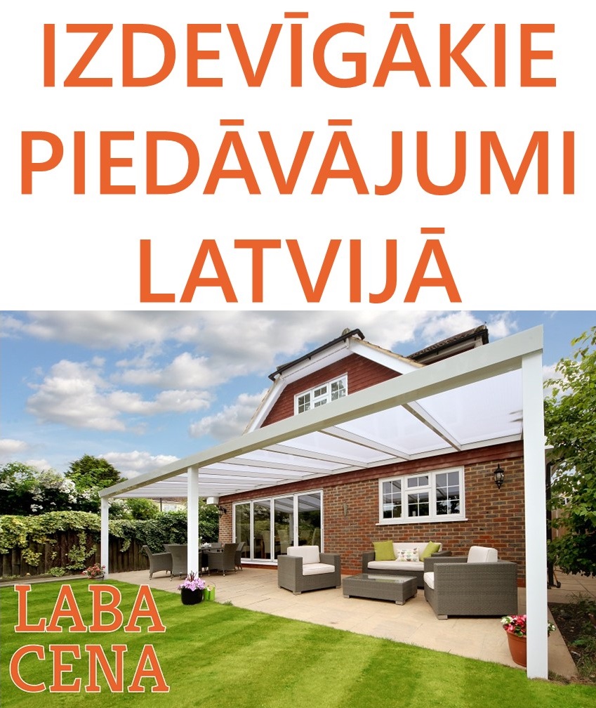 stikla verandas laba cena